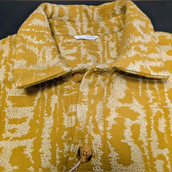 Zara Button Front Jacquard Jacket. New with Tags. Women’s Large - Picture 2 of 6